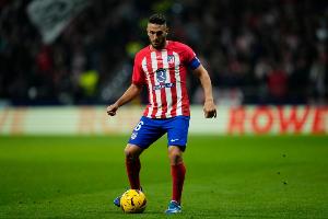 阿斯：面对奥萨苏纳卡尔多索将因伤缺席，科克继续领衔马竞中场