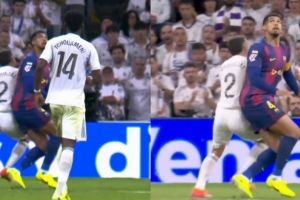 世体复盘国家德比：裁判纵容下费兰发挥受限；卡瓦哈尔犯规未判点