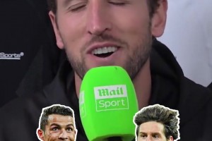 世界级前锋二选一！梅西还是C罗？凯恩：下一个问题😂