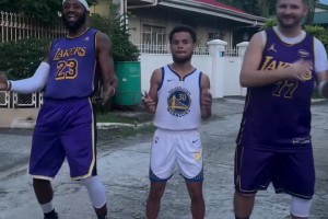 震惊！“库里”竟然和“詹姆斯”与“东契奇”一起尬舞🤣