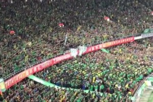 响彻云霄！还记得2018年工体翻新前国安球迷的助威阵势吗🔥