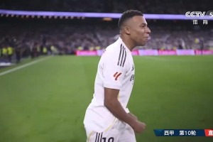 进球当选德比全场最佳！姆巴佩赛后振臂怒吼庆祝战胜巴萨！