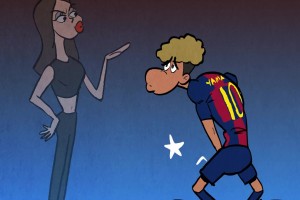 国外恶搞亚马尔因为耻骨痛惨遭女友分手，小老弟季马尔上前安慰